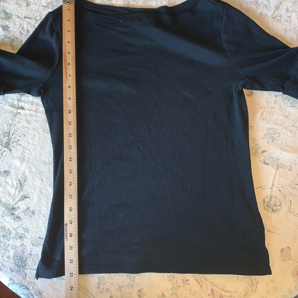 Women's Lauren Ralph Lauren Top, Size M, Black - Picture 2 of 8